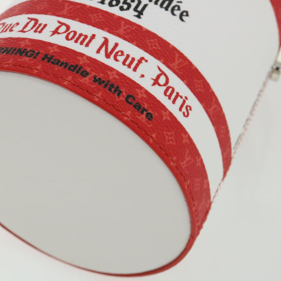 LOUIS VUITTON LV・painted can Shoulder Bag Red M81595 LV Auth 31817S