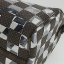 LOUIS VUITTON Monogram chess Keepall Bandouliere 50 Boston M20864 LV Auth 31818S-16