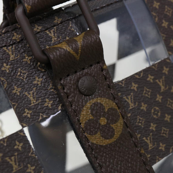 LOUIS VUITTON Monogram chess Keepall Bandouliere 50 Boston M20864 LV Auth 31818S