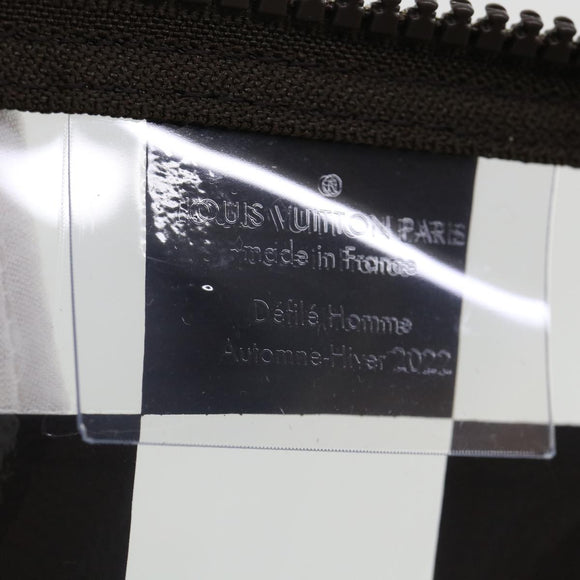 LOUIS VUITTON Monogram chess Keepall Bandouliere 50 Boston M20864 LV Auth 31818S