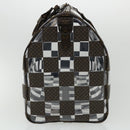 LOUIS VUITTON Monogram chess Keepall Bandouliere 50 Boston M20864 LV Auth 31818S-3