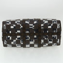 LOUIS VUITTON Monogram chess Keepall Bandouliere 50 Boston M20864 LV Auth 31818S-5