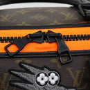 LOUIS VUITTON Cartoon Virgil Keepall Bandouliere50 Boston Bag M45616 Auth 31893S-9