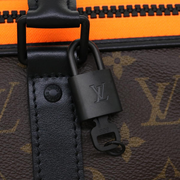 LOUIS VUITTON Cartoon Virgil Keepall Bandouliere50 Boston Bag M45616 Auth 31893S