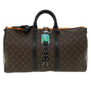 LOUIS VUITTON Cartoon Virgil Keepall Bandouliere50 Boston Bag M45616 Auth 31893S-13