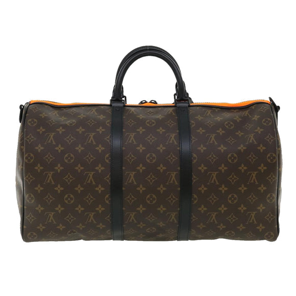 LOUIS VUITTON Cartoon Virgil Keepall Bandouliere50 Boston Bag M45616 Auth 31893S