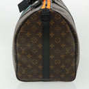 LOUIS VUITTON Cartoon Virgil Keepall Bandouliere50 Boston Bag M45616 Auth 31893S-3