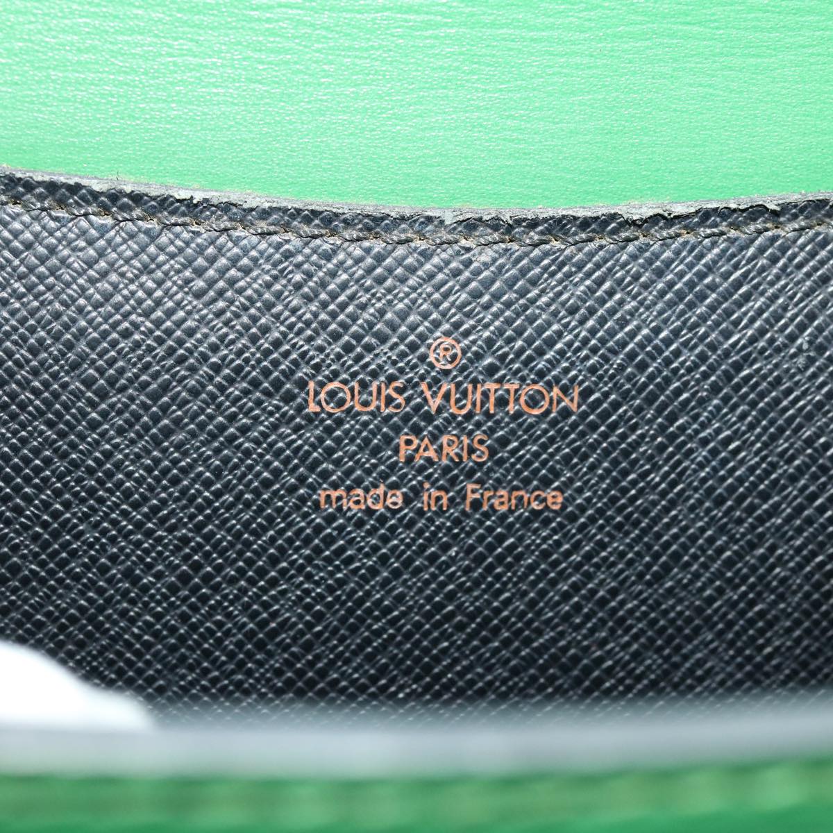 LOUIS VUITTON Epi Grenel Shoulder Bag Green M52364 LV Auth 31936