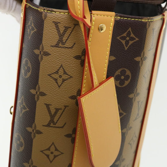 31989S VUITTON Monogram Stripe Randonnee messenger Shoulder M45968 Auth 31989SM