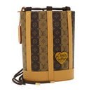 31989S VUITTON Monogram Stripe Randonnee messenger Shoulder M45968 Auth 31989SM-1
