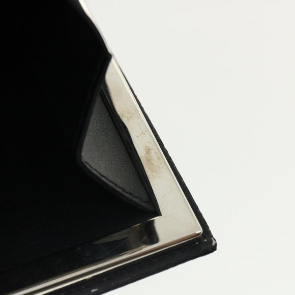 LOUIS VUITTON Monogram Satin Ange MM Hand Bag Black M92101 LV Auth 31990AV