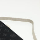 LOUIS VUITTON Monogram Satin Ange MM Hand Bag Black M92101 LV Auth 31990AV-14