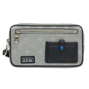 LOUIS VUITTON Monogram satellite alpha Clutch Bag Silver M44171 LV Auth 32344A-13