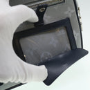 LOUIS VUITTON Monogram satellite Clutch Bag Silver M44171 LV Auth 32349A-9