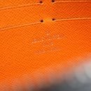 LOUIS VUITTON Monogram satellite Clutch Bag Silver M44171 LV Auth 32349A-20