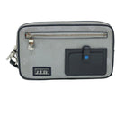 LOUIS VUITTON Monogram satellite Clutch Bag Silver M44171 LV Auth 32349A-13