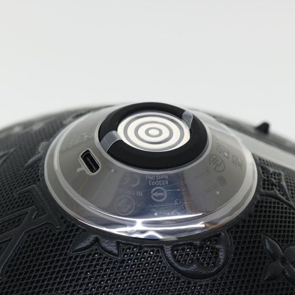 LOUIS VUITTON Monogram Horizon light-up speaker object Black QAC000 Auth 32374S
