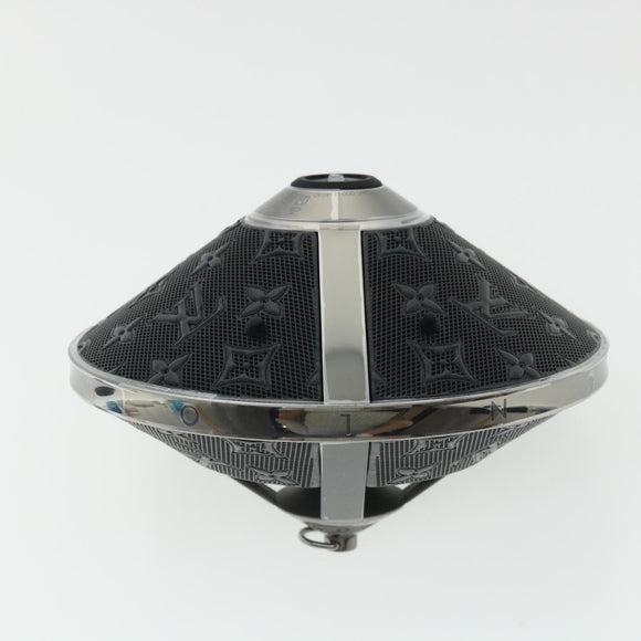 LOUIS VUITTON Monogram Horizon Light-Up-Lautsprecherobjekt Schwarz QAC000 Auth 32374S