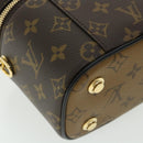 LOUIS VUITTON Monogram Reverse Vanity NVPM Hand Bag 2way M45165 LV Auth 32450S-16