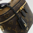 LOUIS VUITTON Monogram Reverse Vanity NVPM Hand Bag 2way M45165 LV Auth 32450S-17