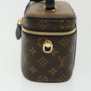 LOUIS VUITTON Monogram Reverse Vanity NVPM Hand Bag 2way M45165 LV Auth 32450S-3