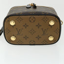LOUIS VUITTON Monogram Reverse Vanity NVPM Hand Bag 2way M45165 LV Auth 32450S-5
