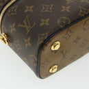 LOUIS VUITTON Monogram Reverse Vanity NVPM Hand Bag 2way M45165 LV Auth 32451S-14