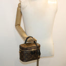 LOUIS VUITTON Monogram Reverse Vanity NVPM Hand Bag 2way M45165 LV Auth 32451S-24
