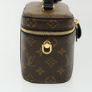 LOUIS VUITTON Monogram Reverse Vanity NVPM Hand Bag 2way M45165 LV Auth 32451S-4