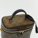 LOUIS VUITTON Monogram Reverse Vanity NVPM Hand Bag 2way M45165 LV Auth 32451S-6