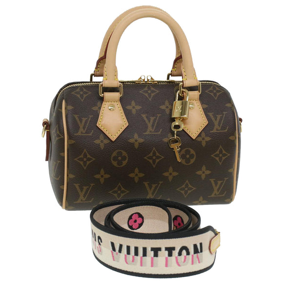 LOUIS VUITTON Monogram Speedy Bandouliere 20 Hand Bag 2way M45948 Auth 32452SAM