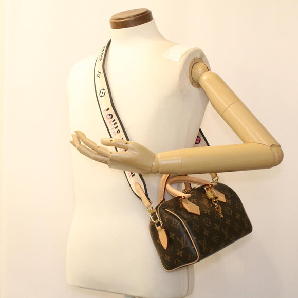 LOUIS VUITTON Monogram Speedy Bandouliere 20 Hand Bag 2way M45948 Auth 32452SAM