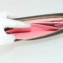 LOUIS VUITTON Monogram jungle dot Zippy Wallet Long Wallet Red Pink Auth 32470SM-24