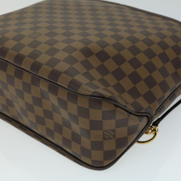 LOUIS VUITTON Damier Ebene Delightful PM Schultertasche N41459 LV Auth 32626SA