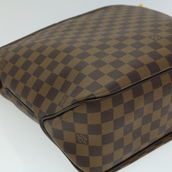 LOUIS VUITTON Damier Ebene Delightful PM Schultertasche N41459 LV Auth 32626SA
