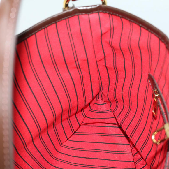 LOUIS VUITTON Damier Ebene Delightful PM Schultertasche N41459 LV Auth 32626SA