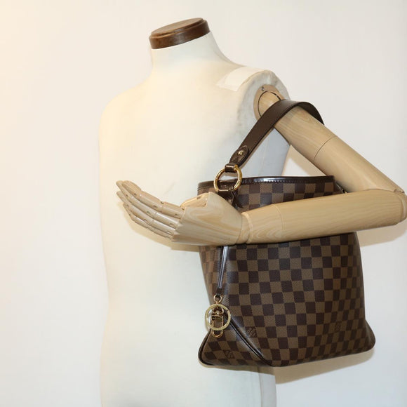 LOUIS VUITTON Damier Ebene Delightful PM Shoulder Bag N41459 LV Auth 32626SA