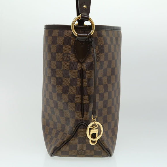 LOUIS VUITTON Damier Ebene Delightful PM Schultertasche N41459 LV Auth 32626SA