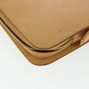LOUIS VUITTON Valtec Briefcase Nomad Leather Beige M99071 LV Auth 32637A-14