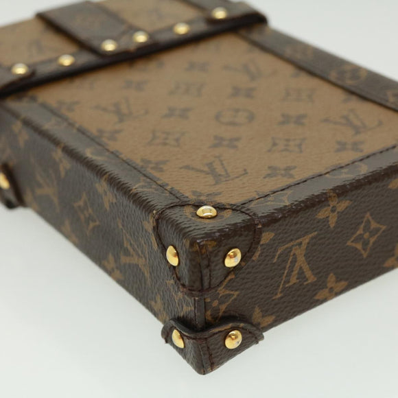 LOUIS VUITTON Reverse Pochette Trunk Vertical Shoulder Bag M67873 LV Auth 32652S