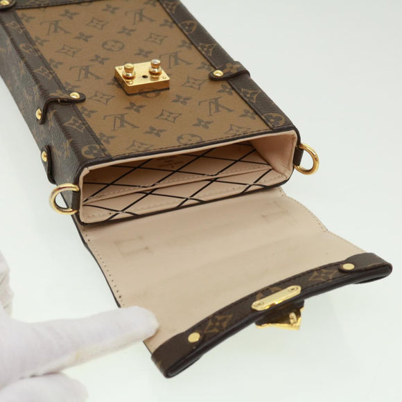 LOUIS VUITTON Reverse Pochette Trunk Vertical Shoulder Bag M67873 LV Auth 32652S