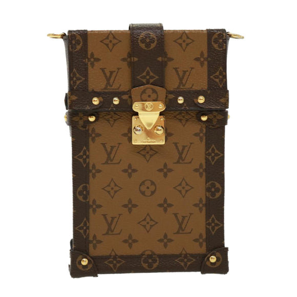 LOUIS VUITTON Reverse Pochette Trunk Vertical Shoulder Bag M67873 LV Auth 32652S