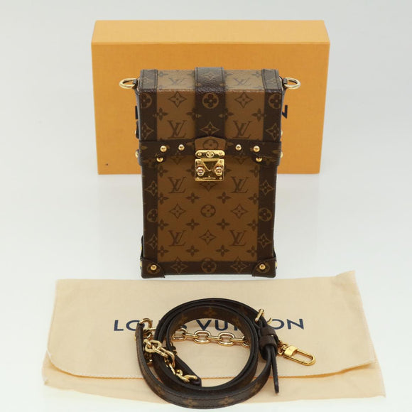LOUIS VUITTON Reverse Pochette Trunk Vertical Shoulder Bag M67873 LV Auth 32652S