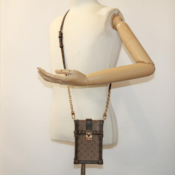 LOUIS VUITTON Reverse Pochette Trunk Vertical Shoulder Bag M67873 LV Auth 32652S