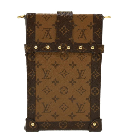 LOUIS VUITTON Reverse Pochette Trunk Vertical Shoulder Bag M67873 LV Auth 32652S