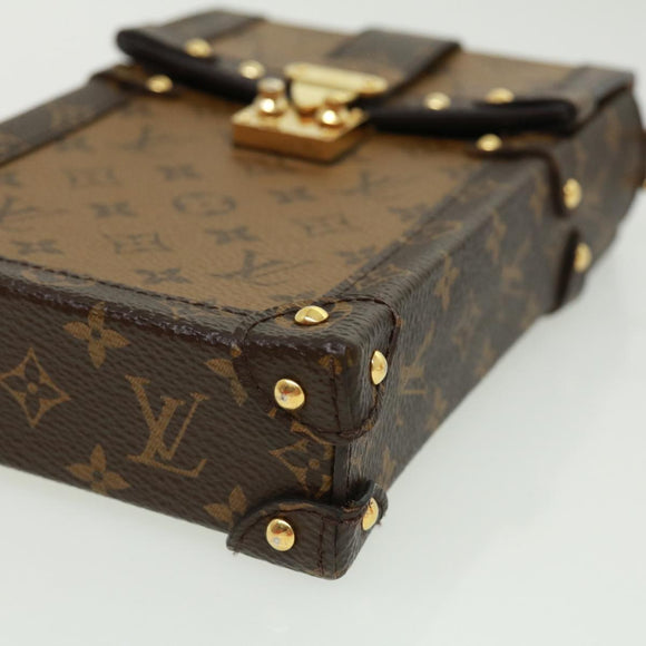 LOUIS VUITTON Reverse Pochette Trunk Vertical Shoulder Bag M67873 LV Auth 32652S
