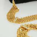 CHANEL Matelasse Chain stone Shoulder Bag Black CC Auth 32695AV-8