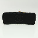 CHANEL Matelasse Chain stone Shoulder Bag Black CC Auth 32695AV-6