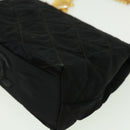 CHANEL Matelasse Chain stone Shoulder Bag Black CC Auth 32695AV-17