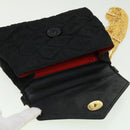CHANEL Matelasse Chain stone Shoulder Bag Black CC Auth 32695SAV-20